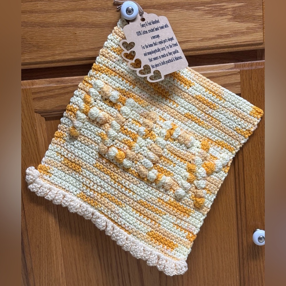Handmade F*CK Cotton Hand-towel